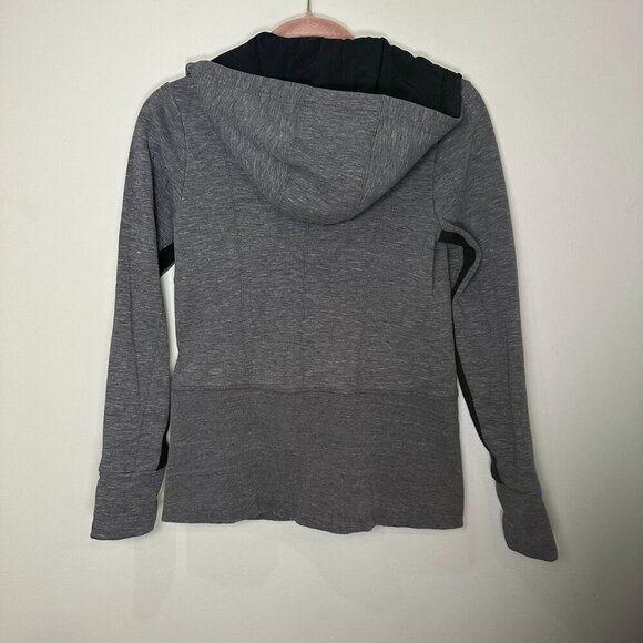 Athleta Victory Zip Up Hoodie Jacket Size Small Black Athletic Outdoor - Picture 11 of 12